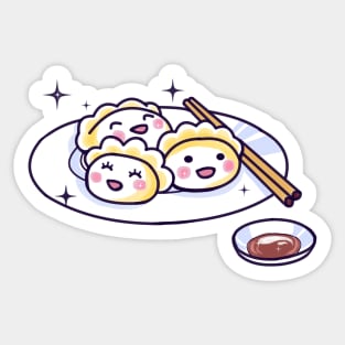 Kawaii Momo / Dumplings Sticker